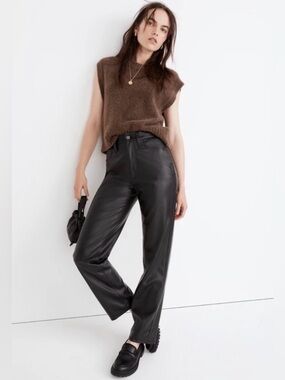 Madewell leather pants